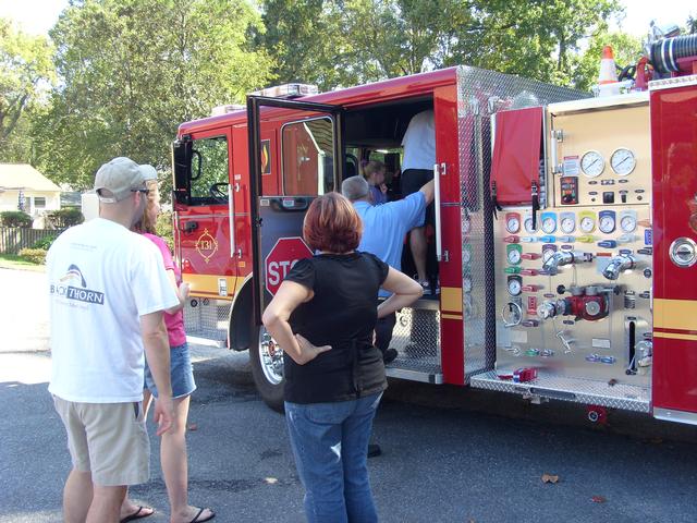 RBVFD E-13 giving rides at the 2010 Open House