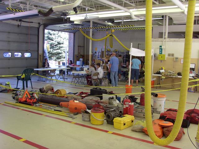 Static equipment display, open house 2010