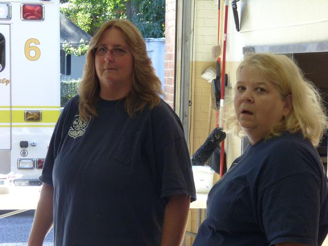 2010 Open House Organizer, Member Karen Cutler on the left and Member Ruth Orndorff on the right
